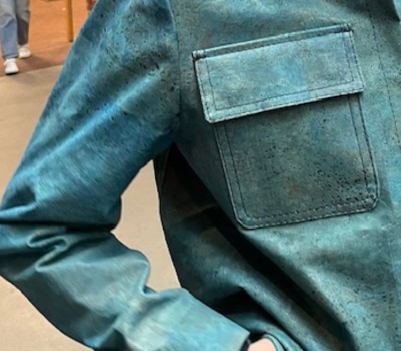 Cork Leather Jacket, waterproof